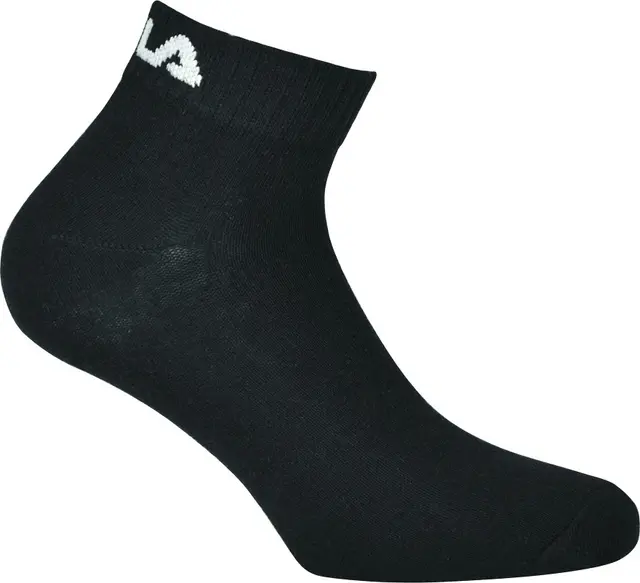 FILA Quarter-strumpor 3pk (39-42, svart)