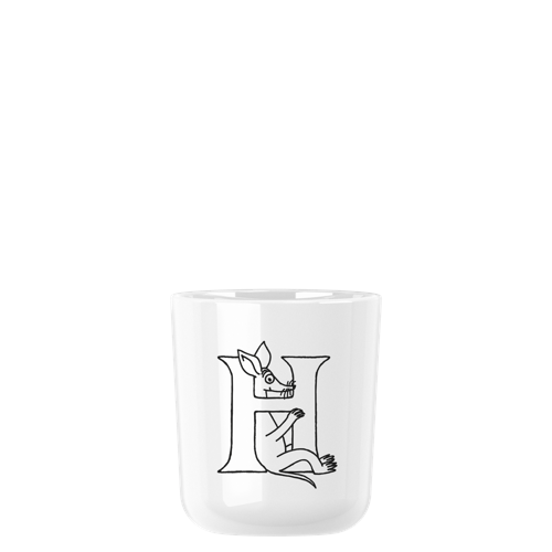 RIG-TIG - Moomin ABC mugg - Moomin white - 0.2 l