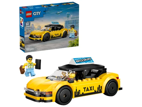 LEGO City Great Vehicles Gul taxi 60487, bild 2