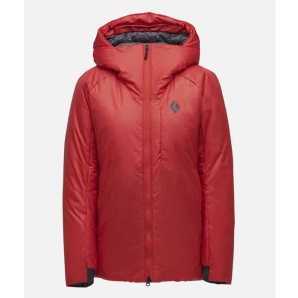 Black Diamond W Belay Parka Coral Red - XS