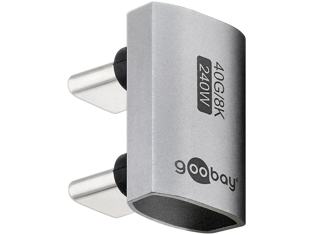 USB-C-adapter 180° U-form med USB4