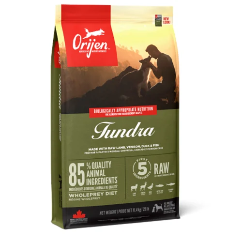 Orijen - Tundra 11,4 kg - WholePrey principle Dog food