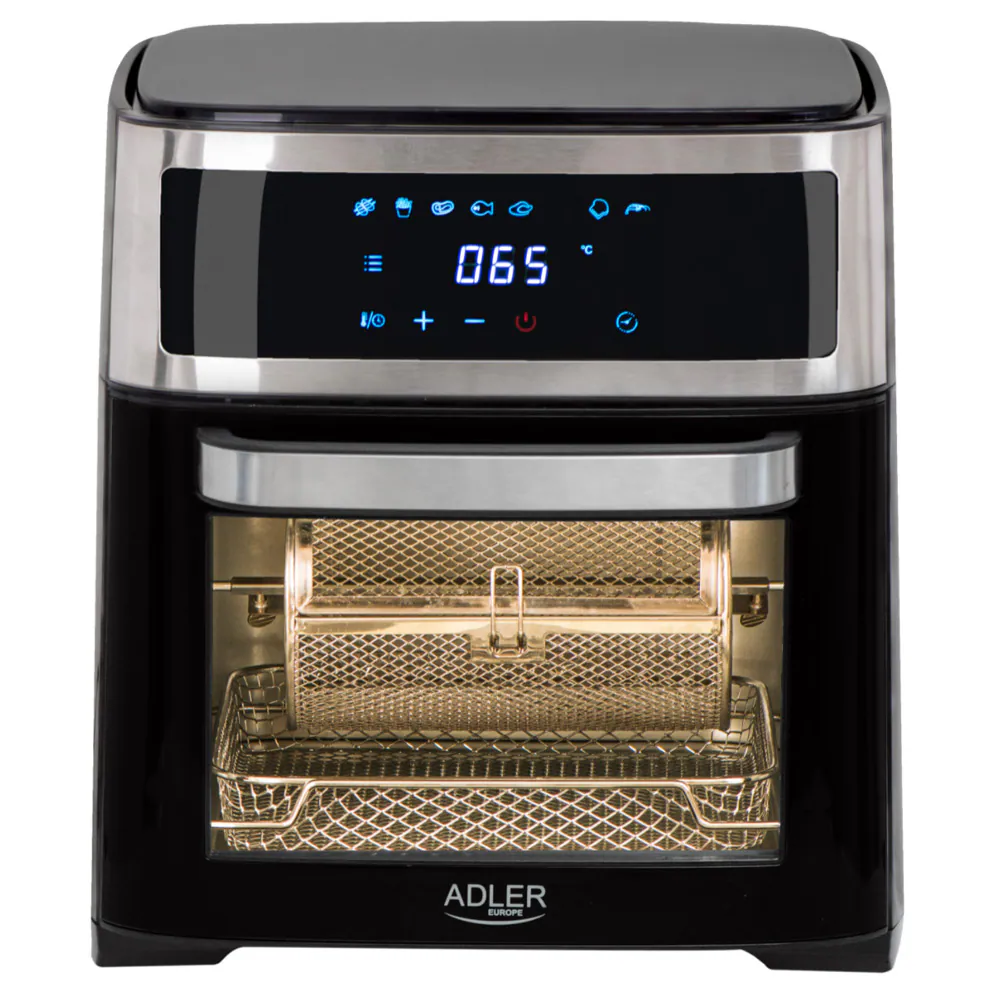 Adler Airfryer ugn 13 liter / varmluftsfritös 8-i-1 / airfryer med rotisserie / varmluftsugn 2500 W, bild 4