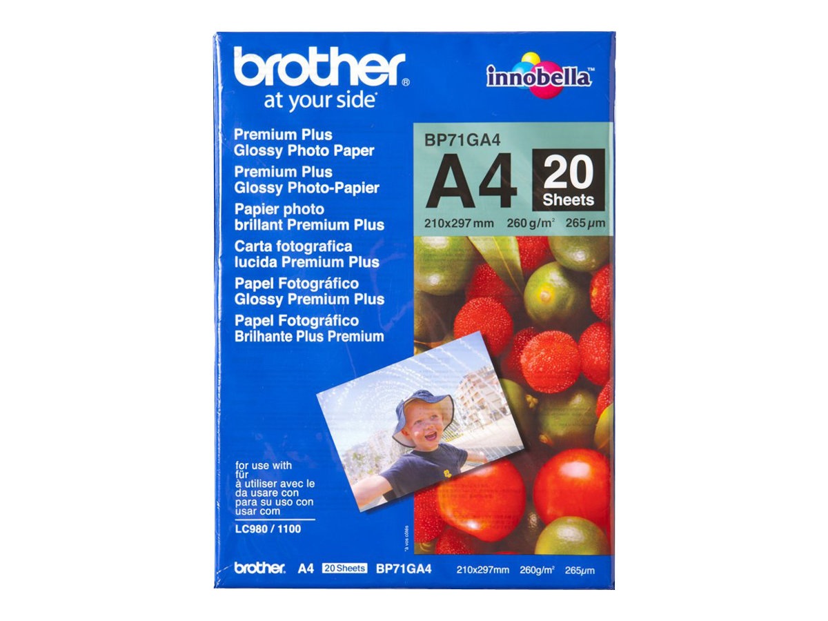 A4 Glossy Inkjet Paper 260G (20)