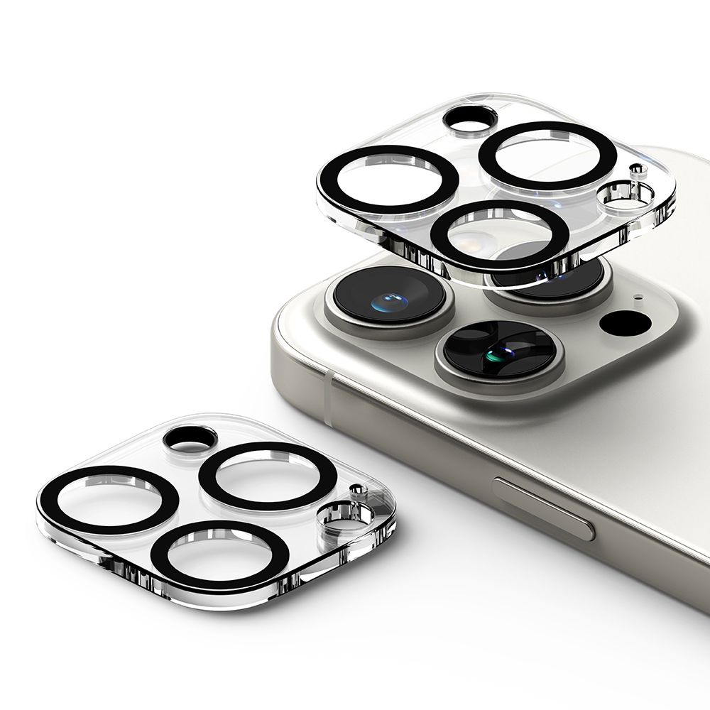 Ringke Kameraskydd 2-pack härdat glas för iPhone 16 Pro / 16 Pro Max, bild 2