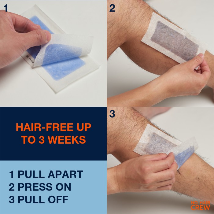 No Hair Crew Hair Removal Wax Strips, bild 3