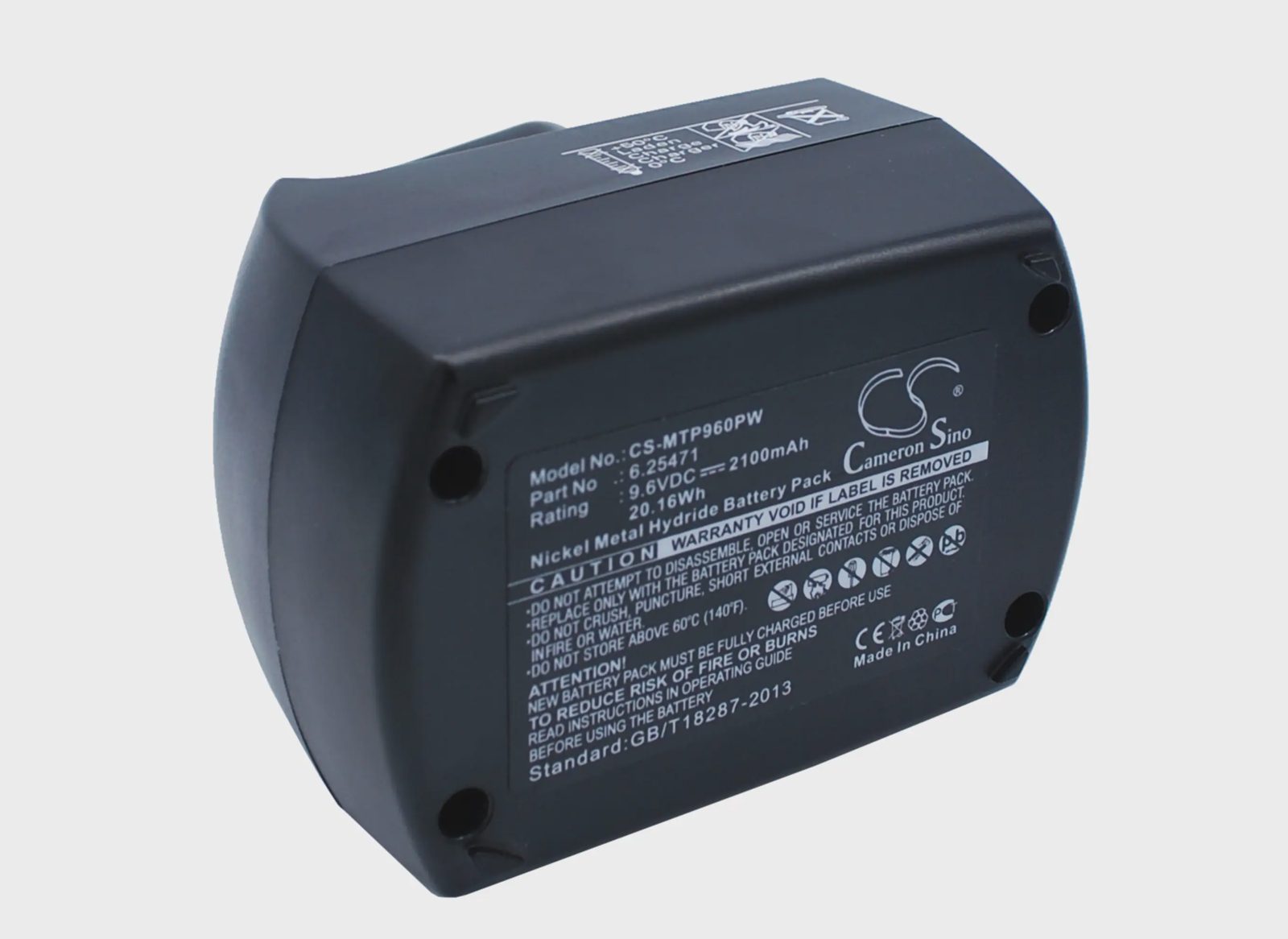 Batteri till Elverktyg för Metabo BSZ9.6IM Plus, BSZ9.6, BZ9.6SP m.fl., bild 2