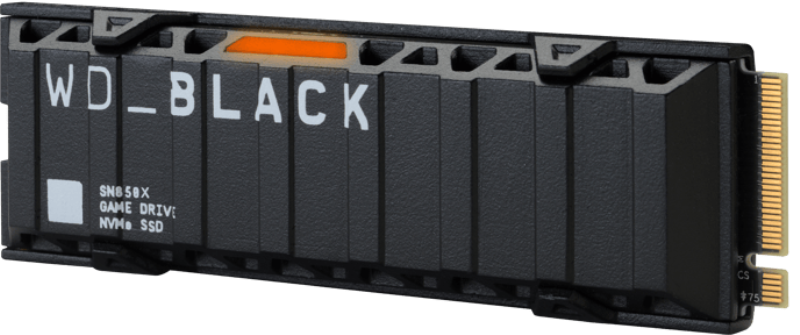 WD BLACK SN850X 1TB NVMe SSD Heatsink