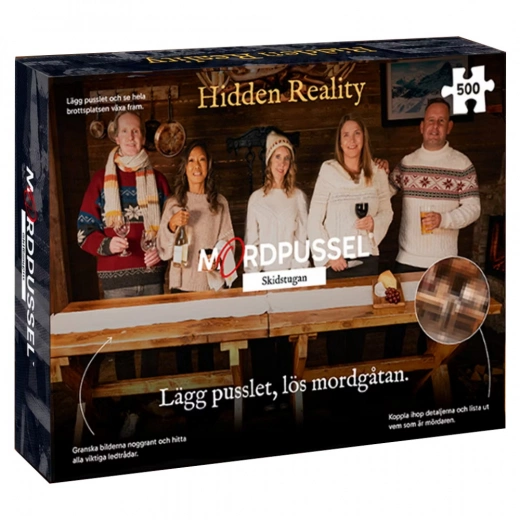Hidden Reality Mordpussel - Skidstugan 500 Bitar