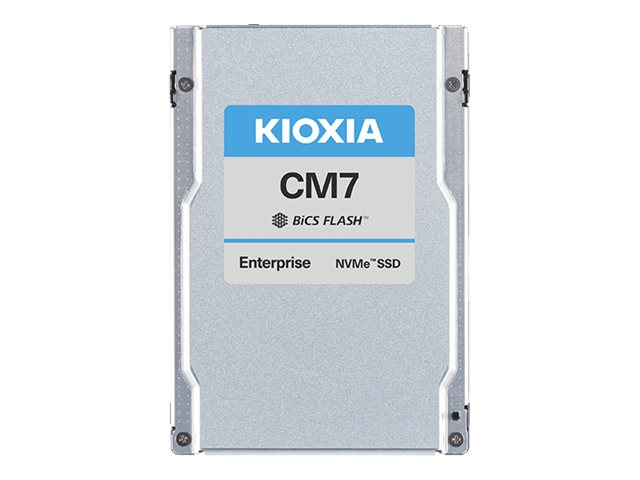 3,84 TB Kioxia CM7-R Enterprise SSD Read Intensive, 2.5" U.3, TLC, NVMe Gen5 x4, SIE (Sanitize Instant Erase)