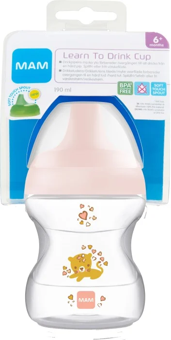 MAM Learn To Drink Cup Rosa 190 ml, bild 2