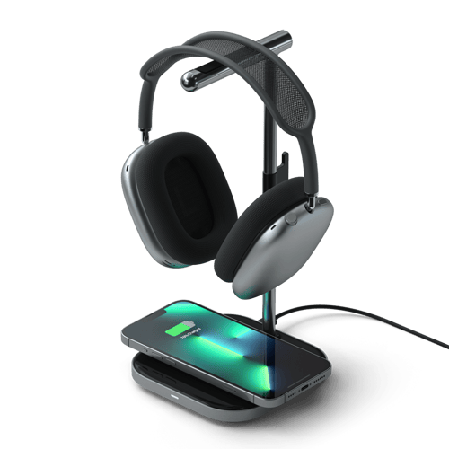 Satechi 2-i-1 hörlursställ / laddare för iPhone 13/AirPods Pro, bild 4