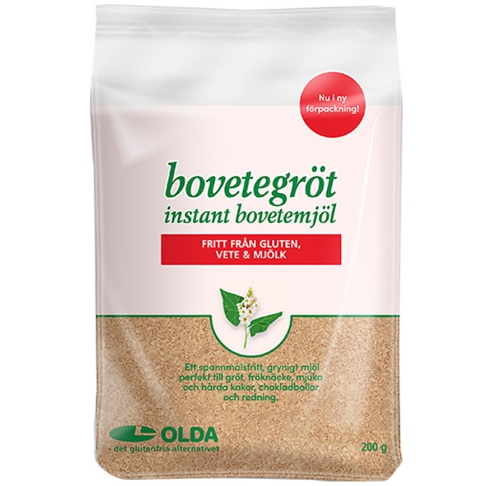 Olda Bovetegröt Instant bovetemjöl 200 g