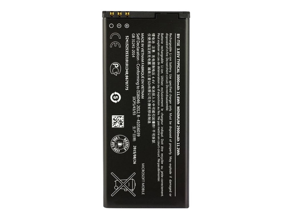 CoreParts - Batteri - 3000 mAh - för Microsoft Lumia 950, 950 Dual SIM