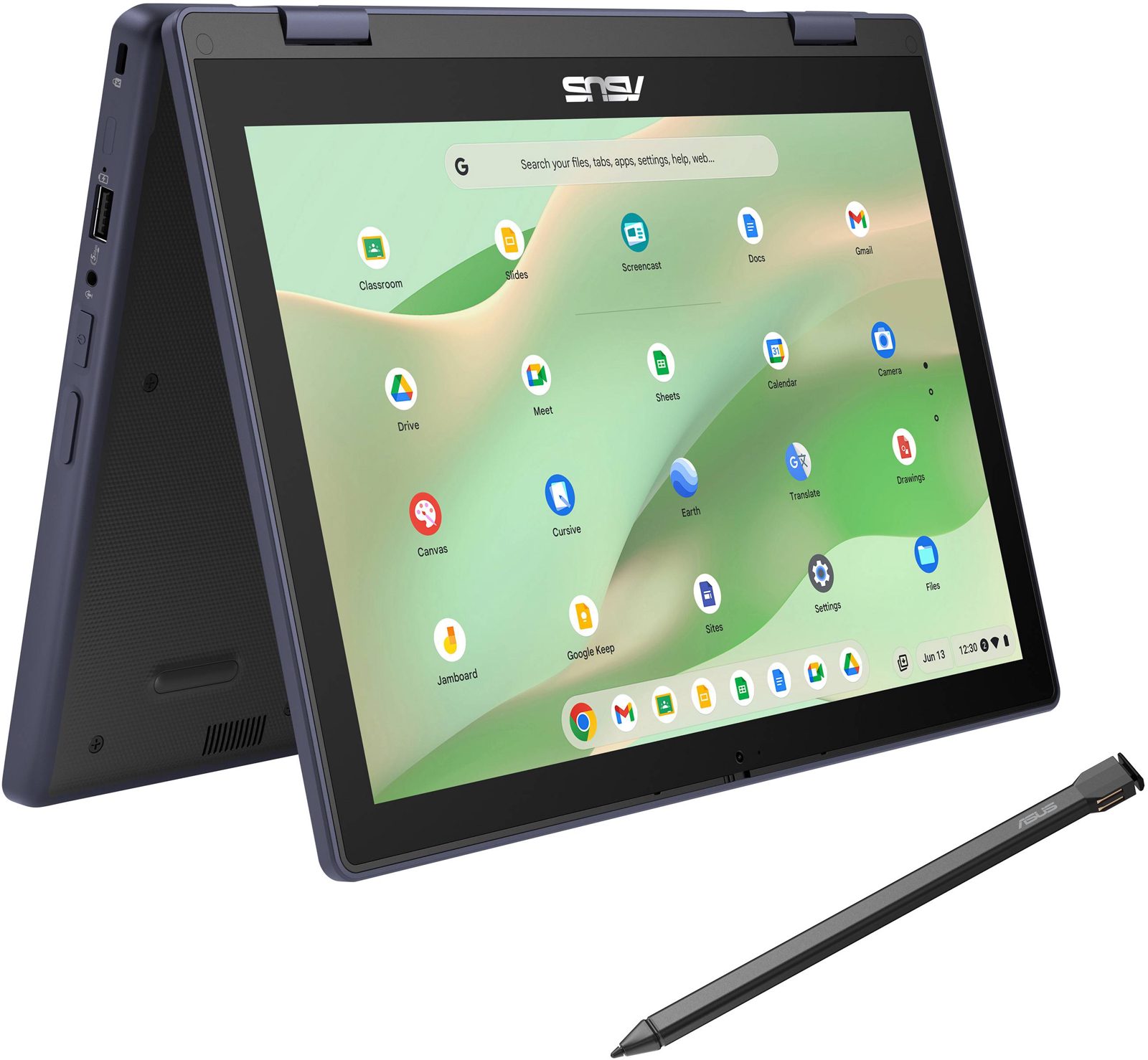 Asus Chromebook CZ1204CM4A-R80034, 12.2" Full HD+ IPS touch, MediaTek Kompanio 540, 4 GB, 64 GB eMMC, WiFi 6, Chrome OS, bild 3