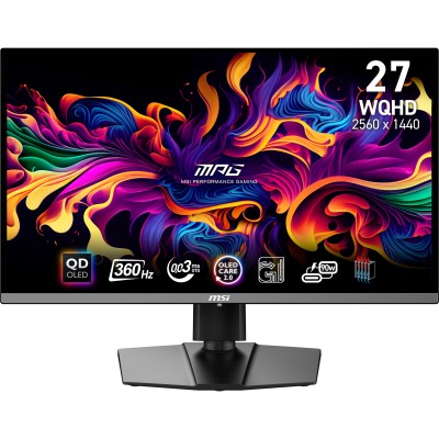 MSI MPG 271QRX QD-OLED / 27" / QD-OLED / 2560x1440 / 360 Hz / HDMI,DP,USB-C / Adaptive-Sync / VESA