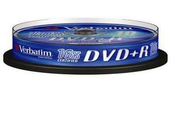Verbatim Dvd+R Matt, silver 4,7 GB 10 styck