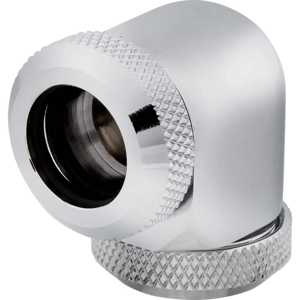Hydro X Series XF Hardline 90° 12mm OD Fitting Twin Pack — Chrome