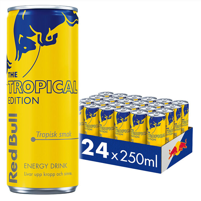 Red Bull 24x Energy Drink, 250 ml, Tropical Edition