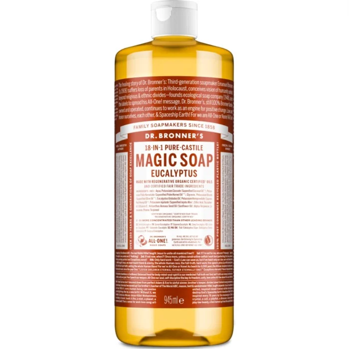 Dr. Bronner's Pure Castile Liquid Soap Eucalyptus 945 ml