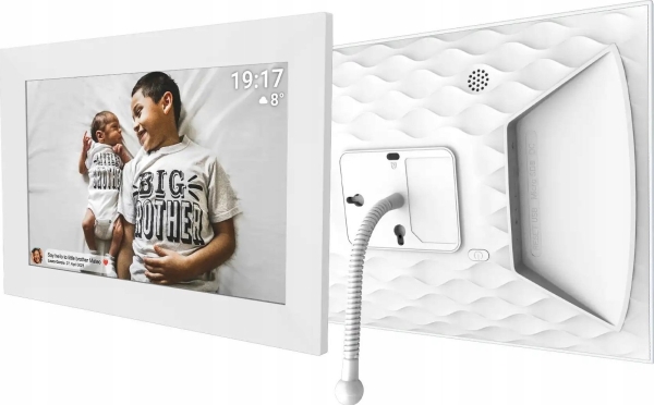 Denver Frameo PFF-1026 digital WiFi-bildram 10,1 IPS touch vit 16 GB (119101040490)