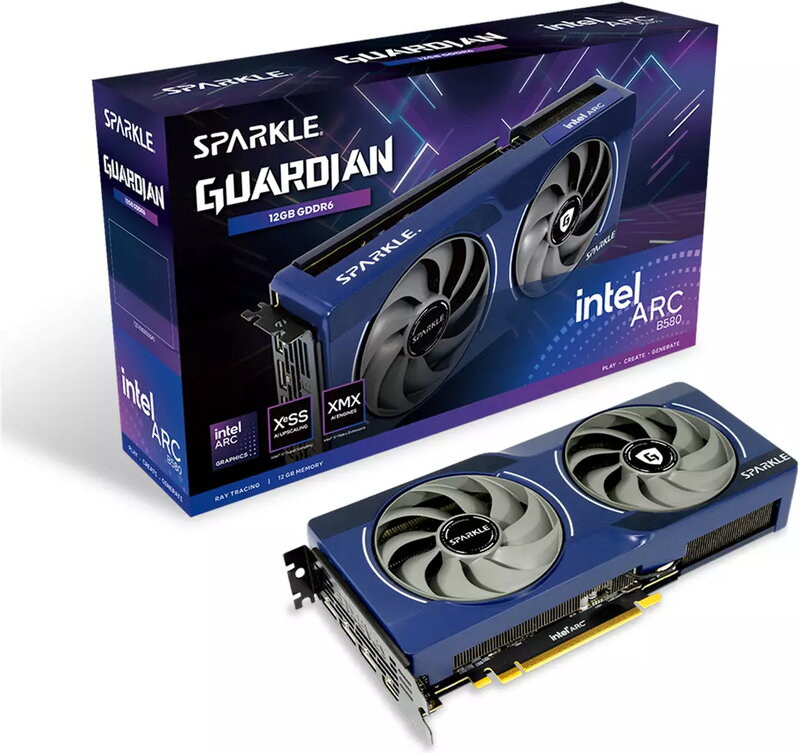 Sparkle Arc B580 Guardian - 12GB GDDR6 RAM - Grafikkort