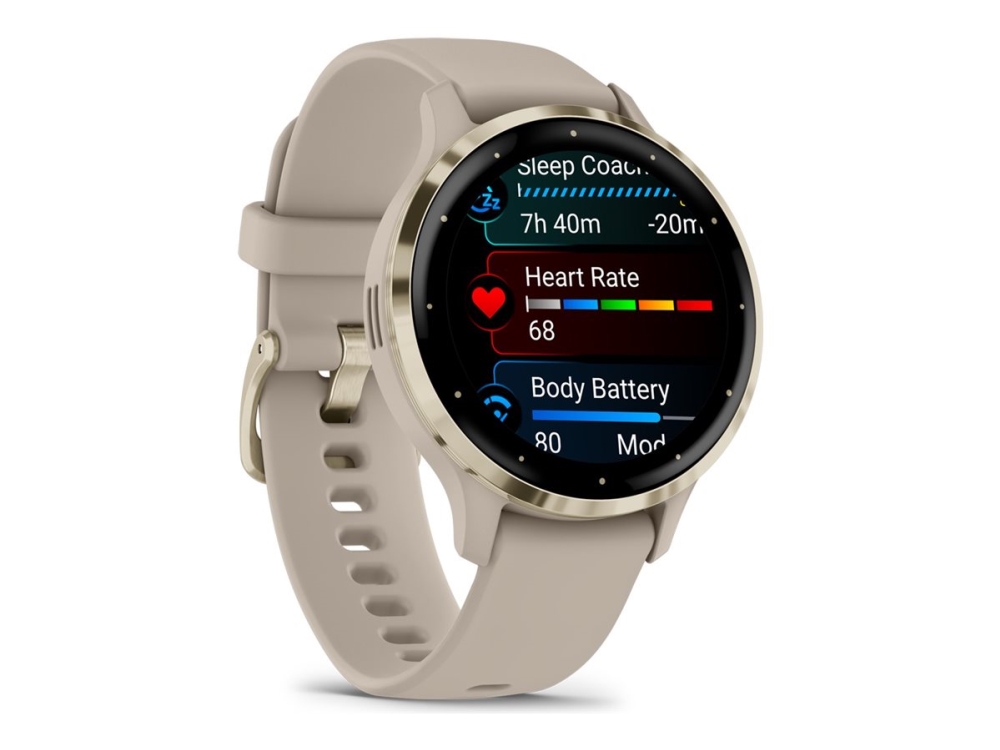 Garmin Venu 3S smartklocka French Gray/soft gold