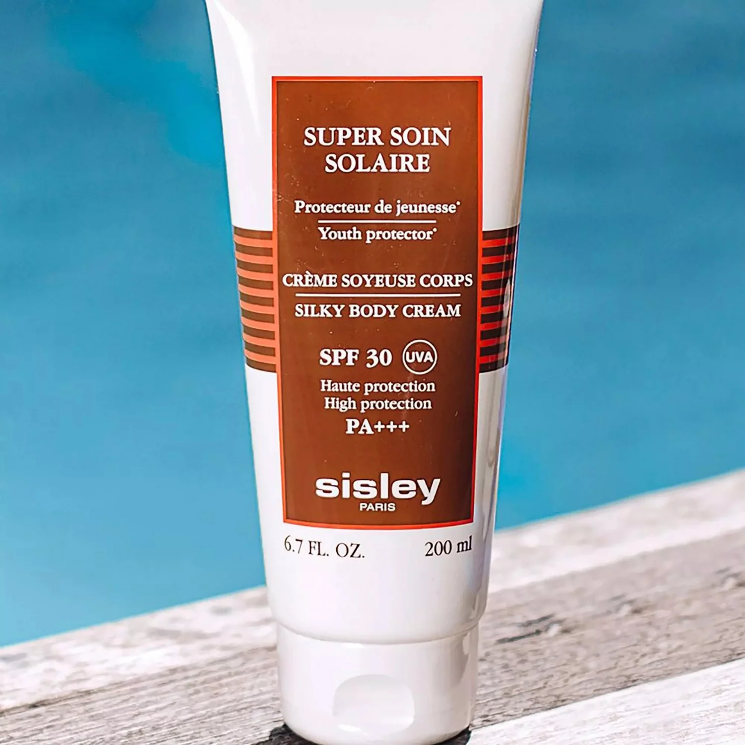 Sisley Super Soin Solaire Silky Body Cream SPF30 200 ml, bild 3