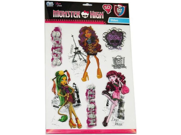 Euro Trade 3D väggdekoration Monster High - 301092