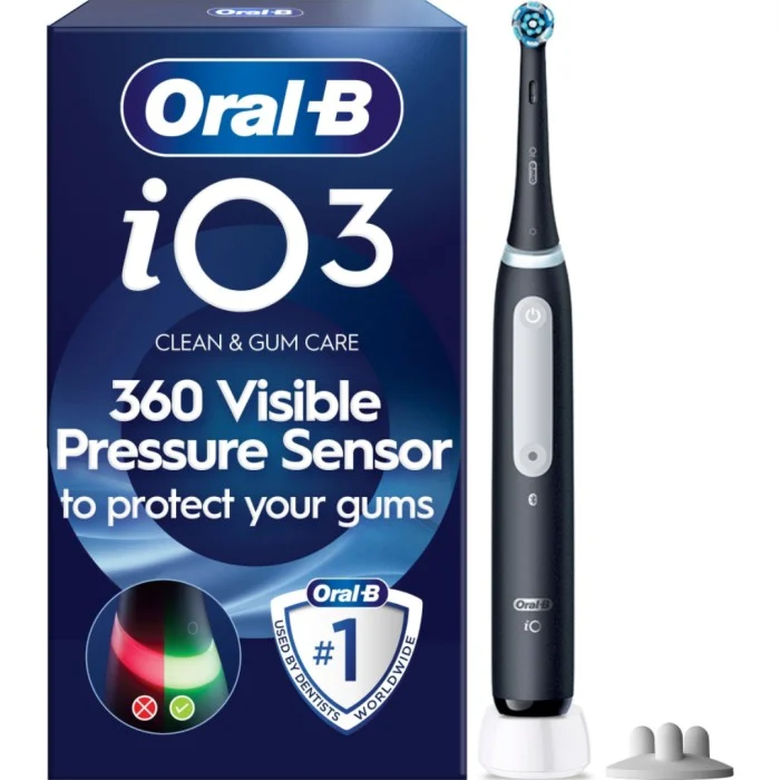 Oral-B iO3S eltandborste, Matte Black