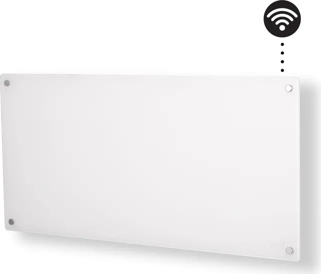 Mill Glass Smart WiFi panelvärmare GL1000WIFI4 (vit)