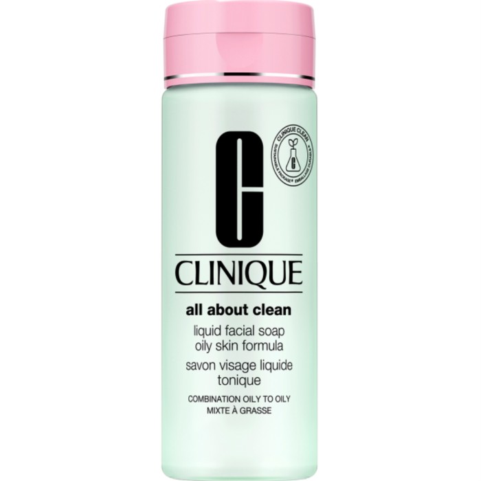 Clinique Liquid Facial Soap Cleanser Combination/Oily Skin 200 ml
