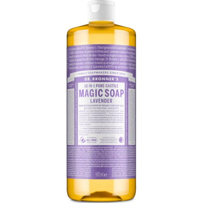 Dr. Bronner's Pure Castile Liquid Soap Lavender 945 ml