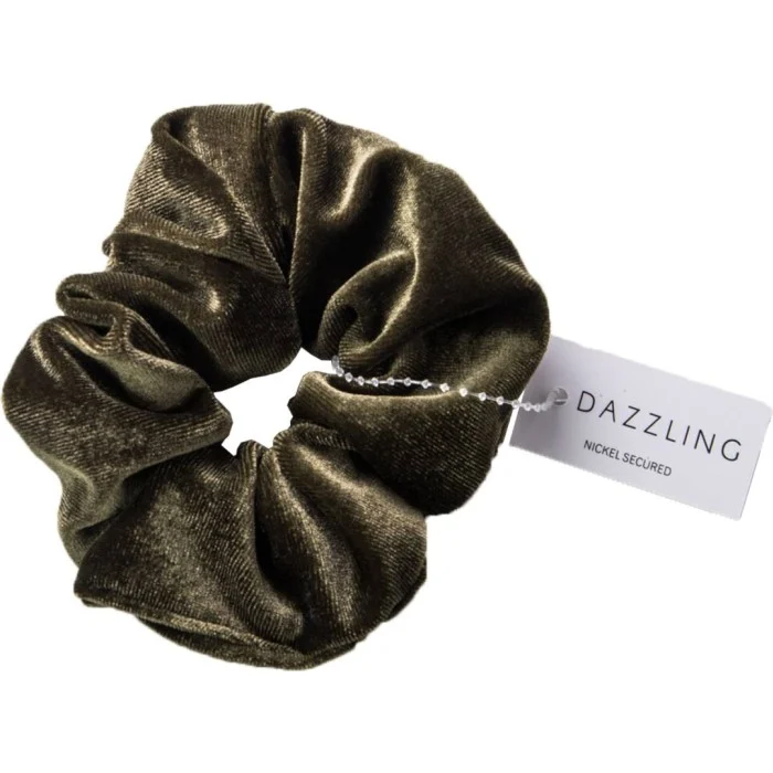Dazzling Hår Hårsnodd Oliv