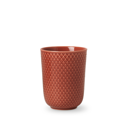 Lyngby Porcelæn - Rhombe Color Mugg - 33 cl - Terrakotta
