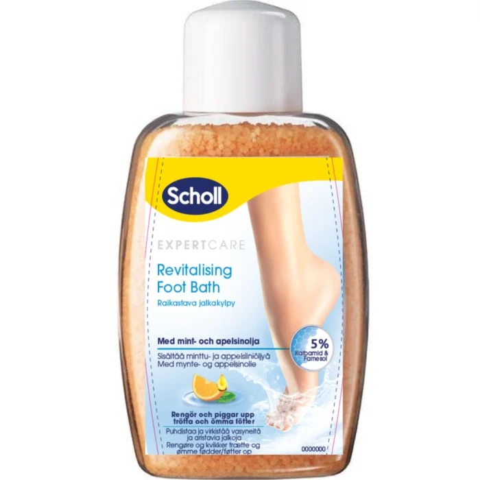 Scholl Revitalising Foot Bath With Mint & Orangeoil 275 g