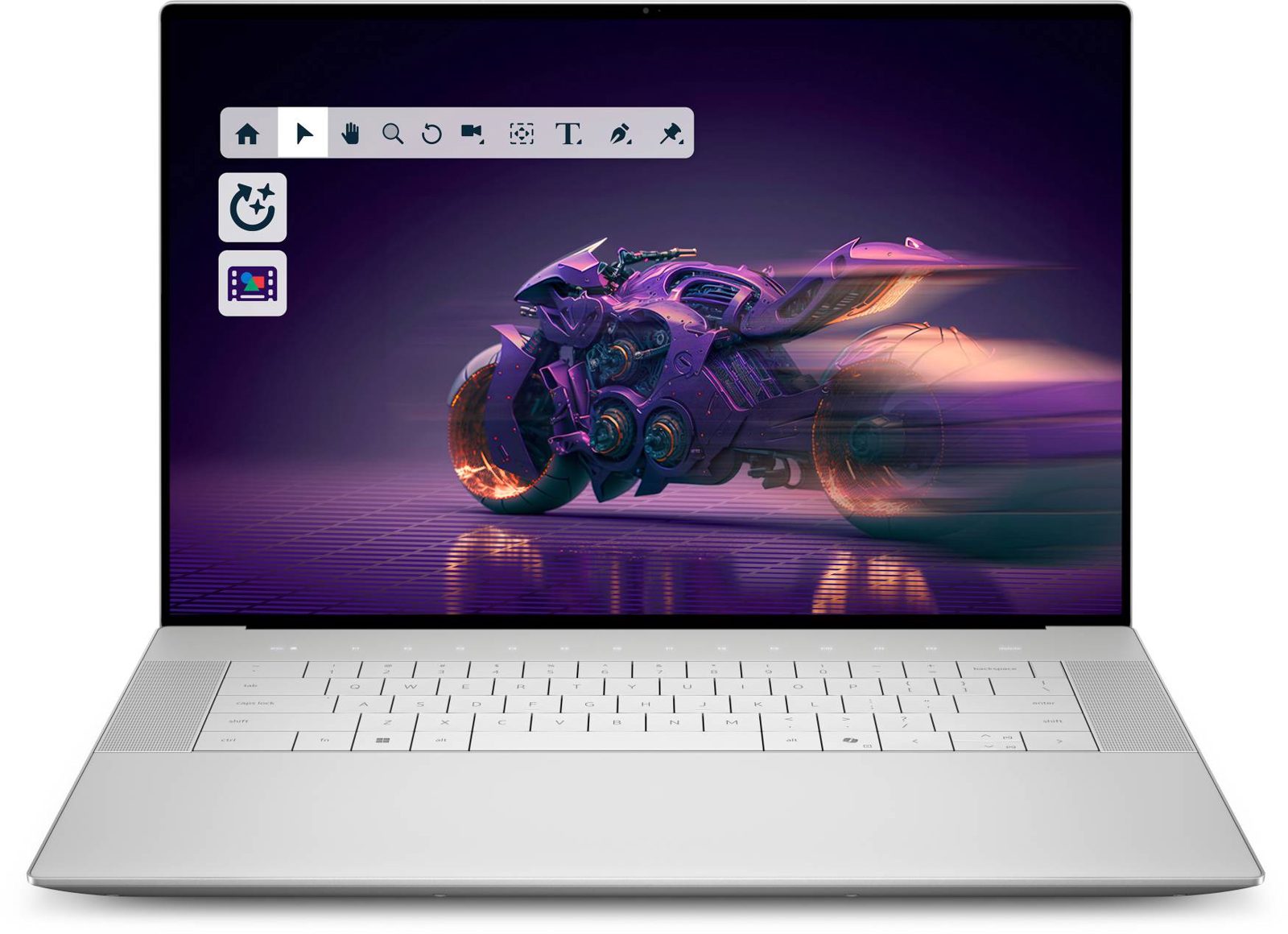 Dell 16 Premium DA16250, 16.3" UHD+ OLED touch 120Hz, Intel Core Ultra 7 255HX, 32 GB, 1 TB PCIe SSD, GeForce RTX5060, WiFi 7, bakbelyst tangentbord, Win11 Pro, 1 års ProSupport, bild 3
