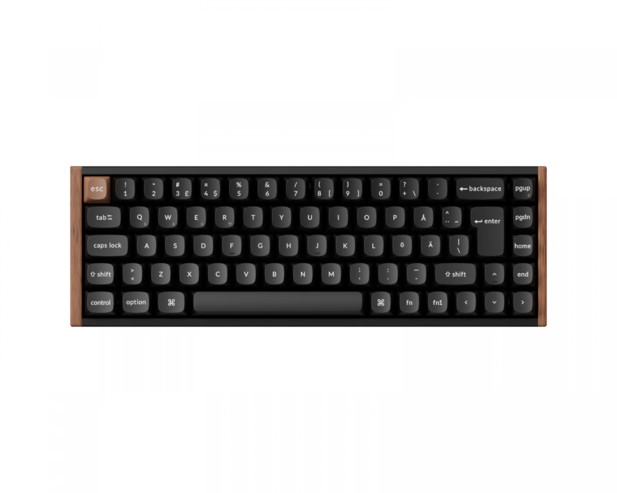 Keychron K6 HE SE trådlöst gamingtangentbord (träsvart), bild 3