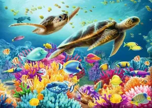 Ravensburger Pussel: Blue Underwater World 1000 Bitar