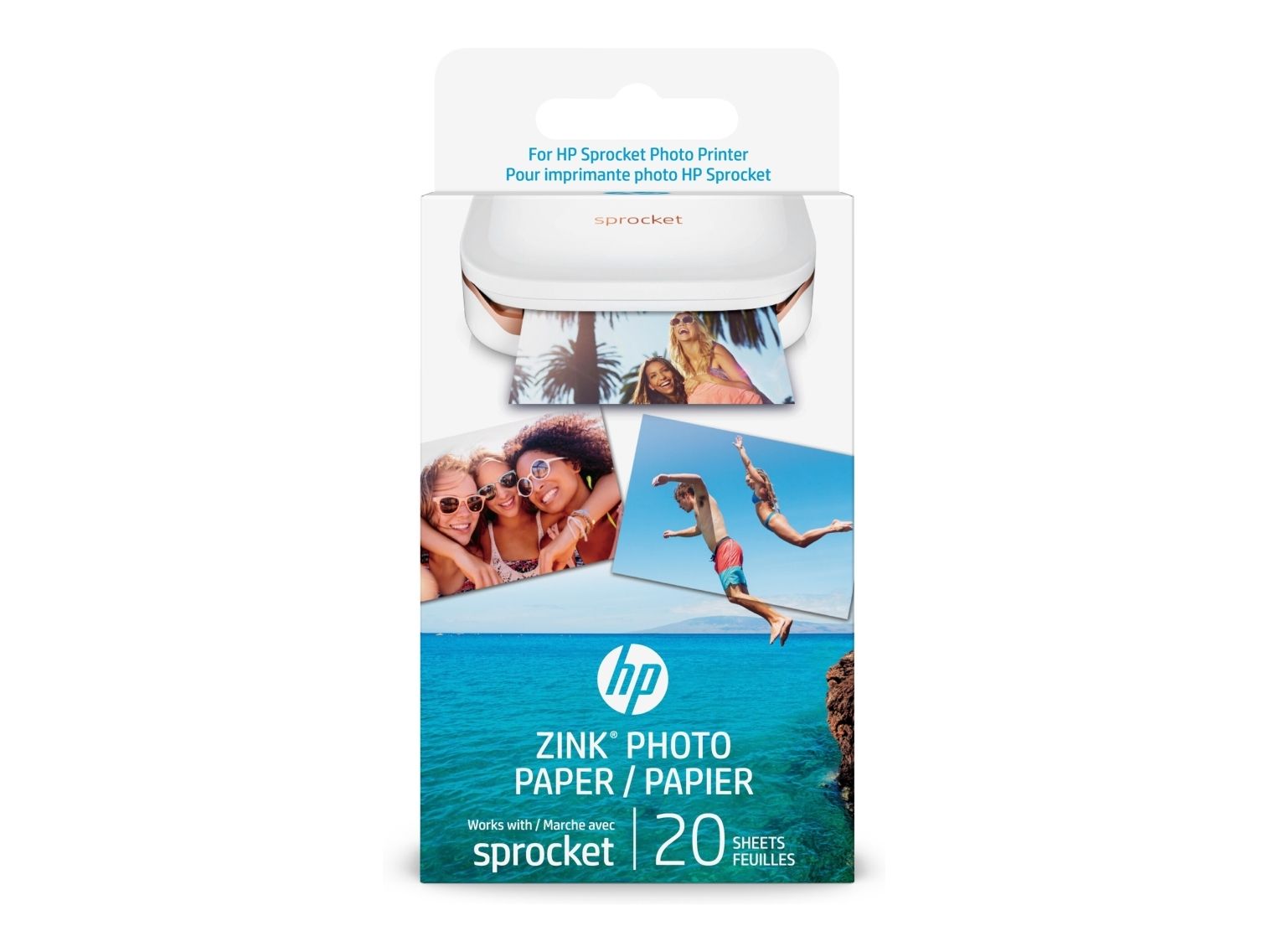 HP Zink papper - 20-Pack 5x7,6 cm, bild 4