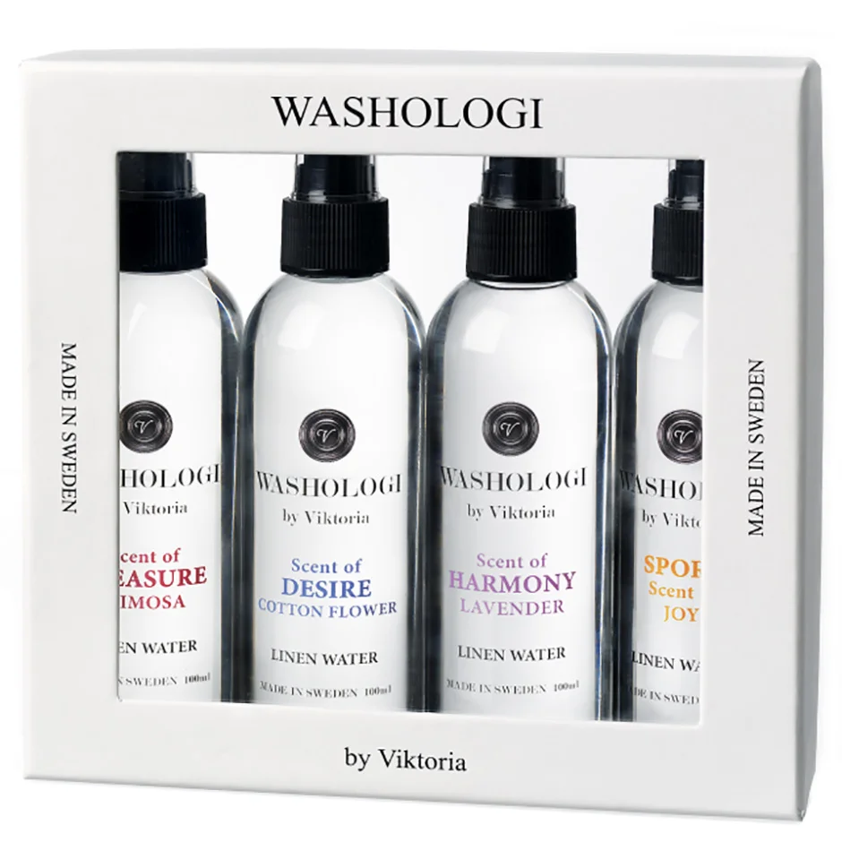 Washologi Linen Water Giftbox 4 x 100 ml