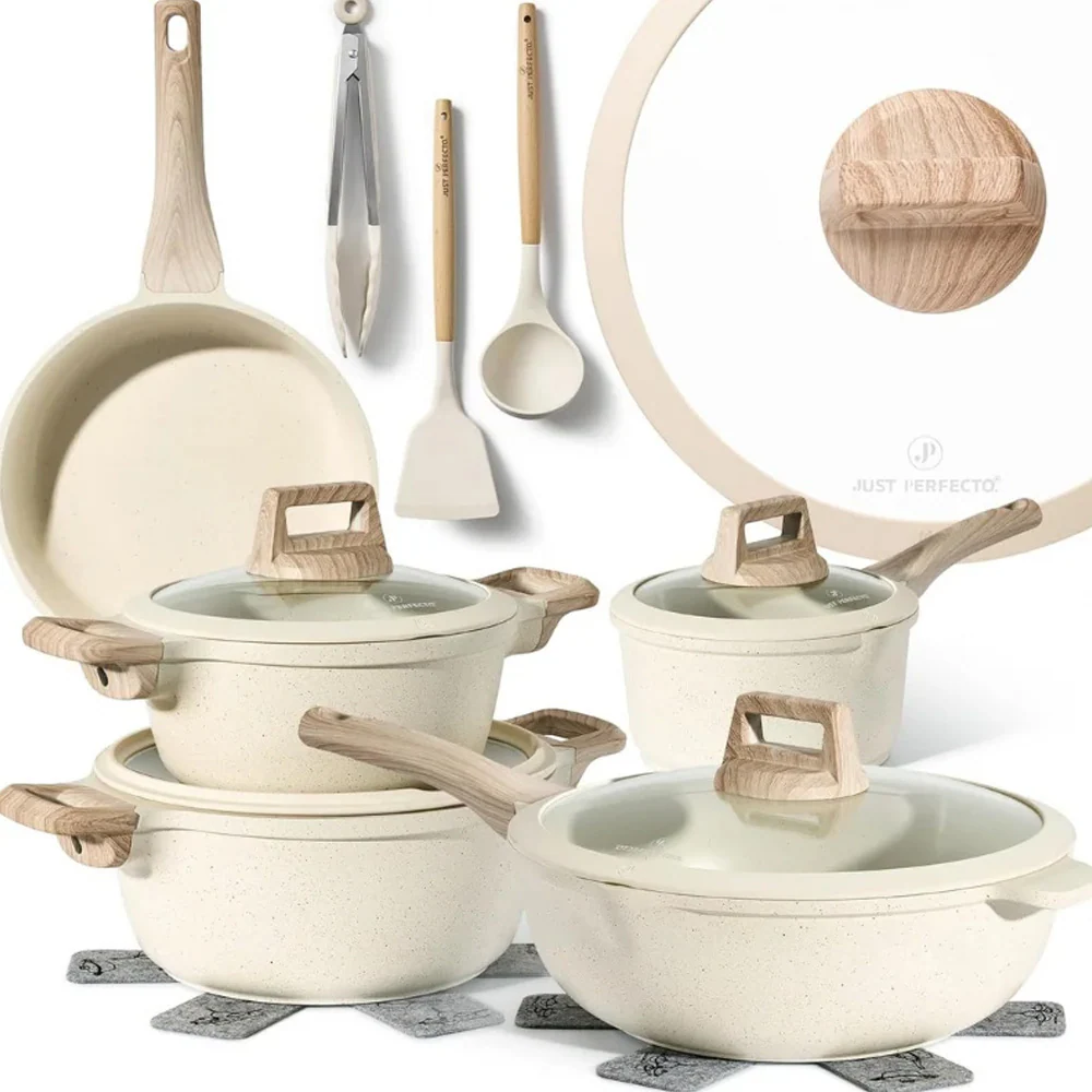 Köksset med stekpannor och kastruller 14 delar / Kokkärlsset / Grytset, bild 2