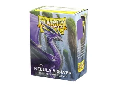 Sleeves Dragon Shield Matte Dual - 63 x 88 mm Nebula & Silver