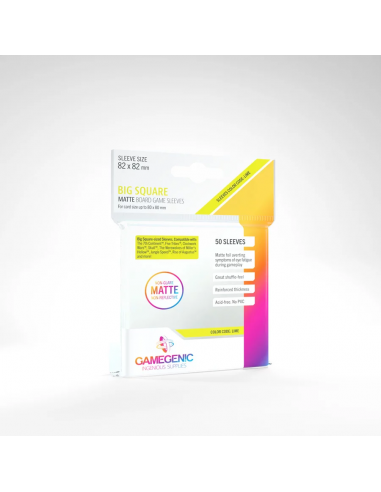 Gamegenic Matte Big Square Sleeves 82x82 mm (50 st)