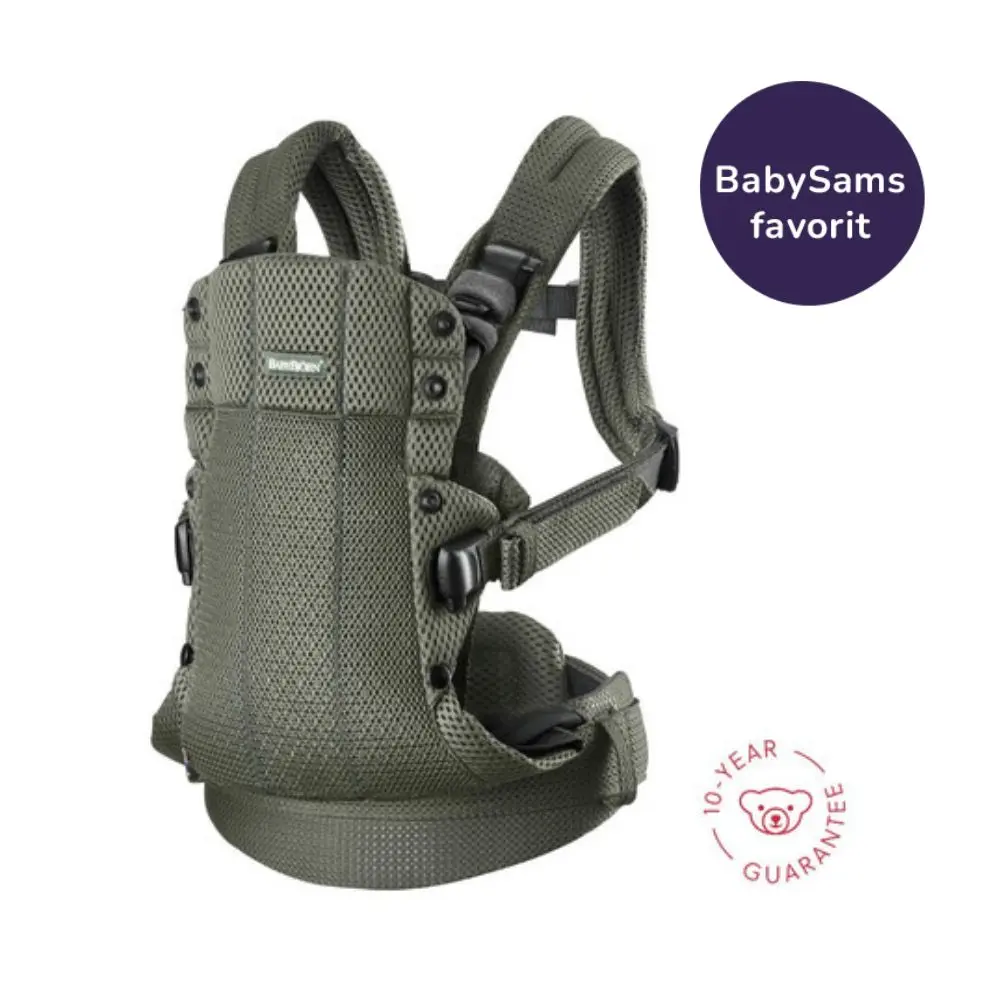 Babybjörn bärsele Harmony, mörkgrön 3D mesh, bild 2