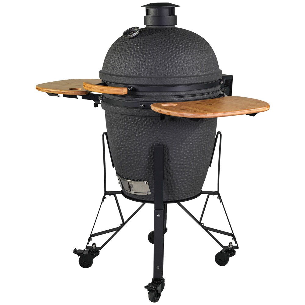 Kamado kolgrill med högkvalitativ keramisk konstruktion och mångsidigt grillsystem, bild 3