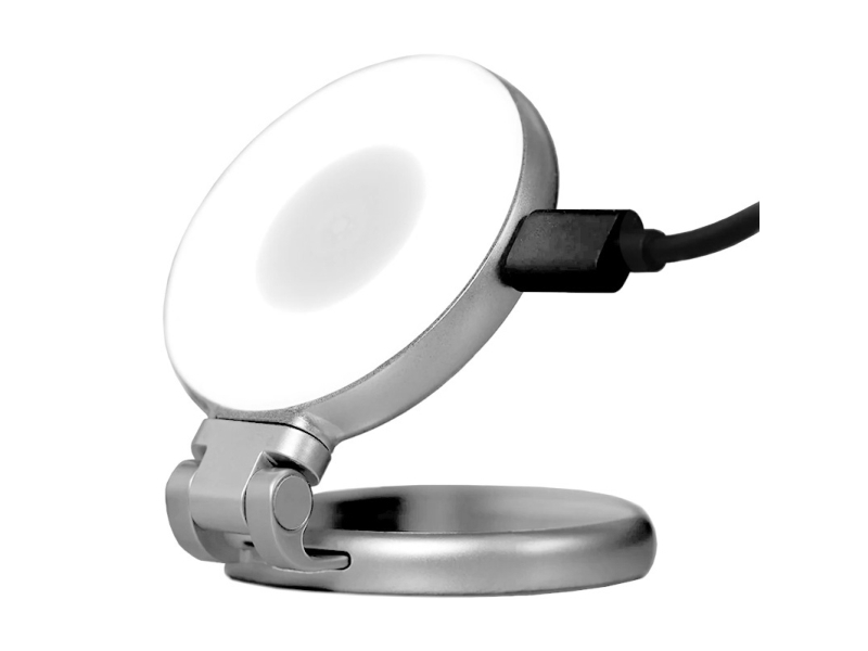 LED-lampa + spegel på magnet för telefon/smartphone, foto/selfie, Telesin C03, bild 2