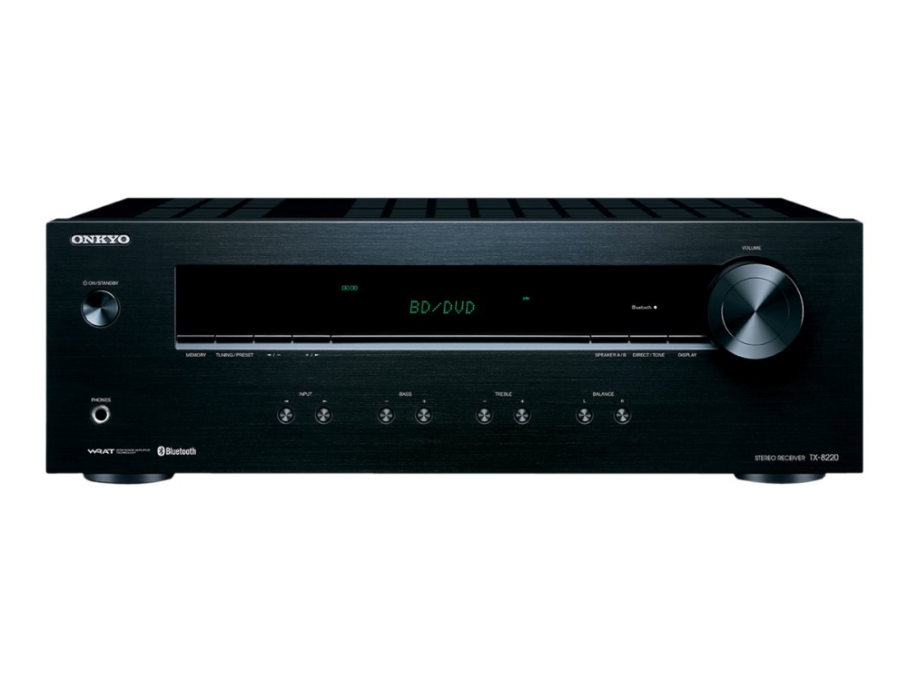 Onkyo TX-8220 stereo receiver, black