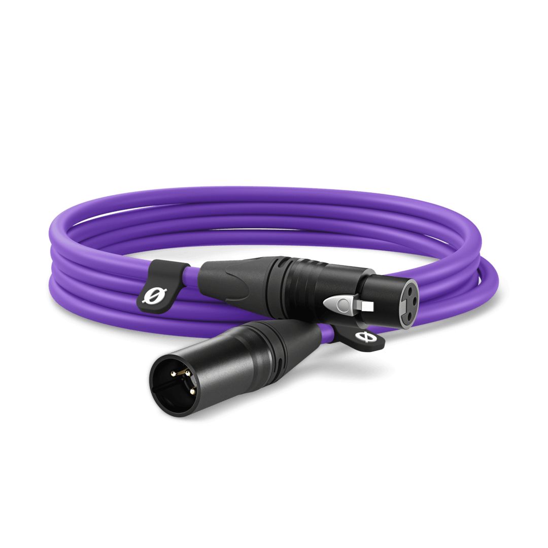 RØDE XLR-kabel 3 m, lila