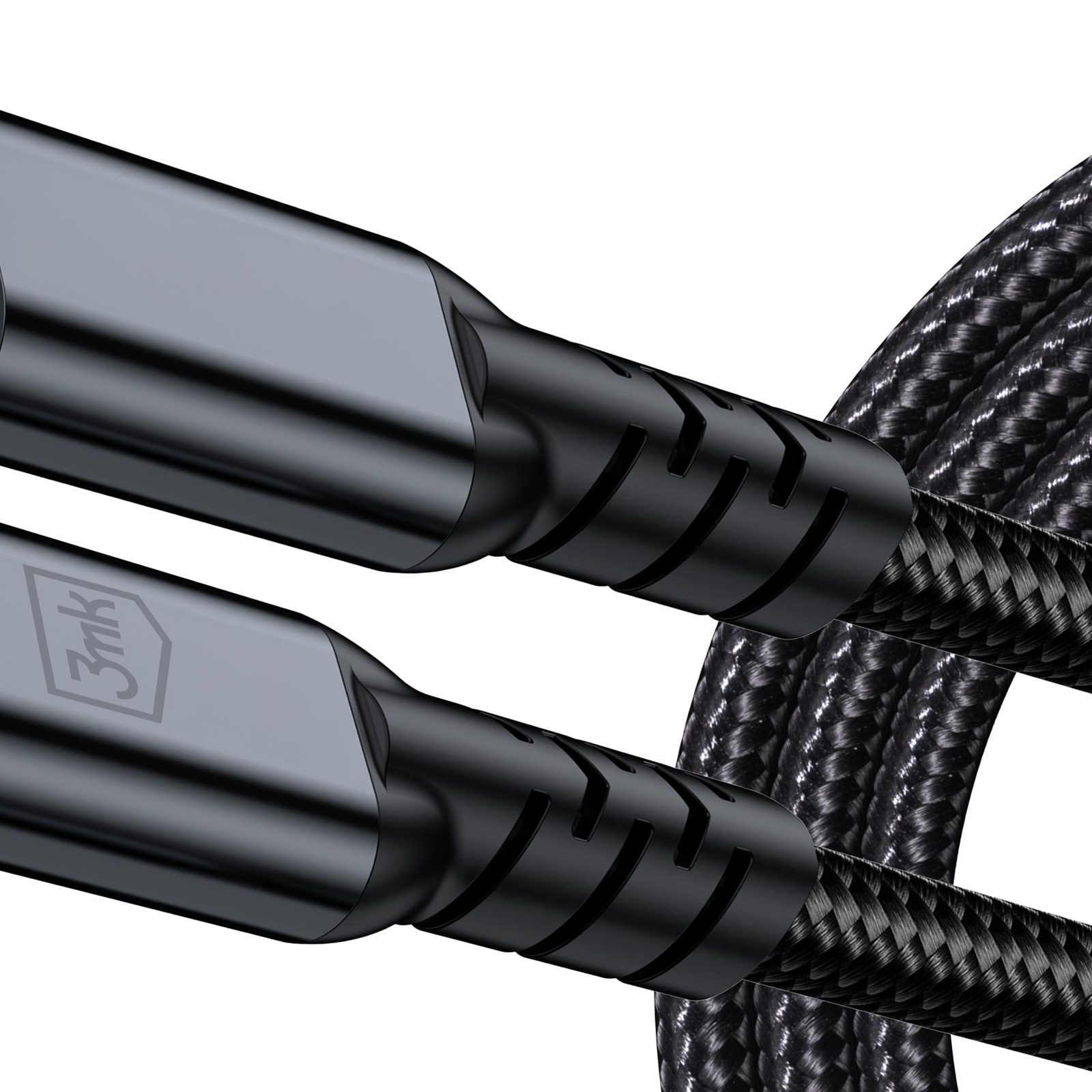 Hurtel Hyper Cable N-Series USB-C / USB-C Thunderbolt 4 2m 240W 40Gb/s 8K60Hz - Svart, bild 5